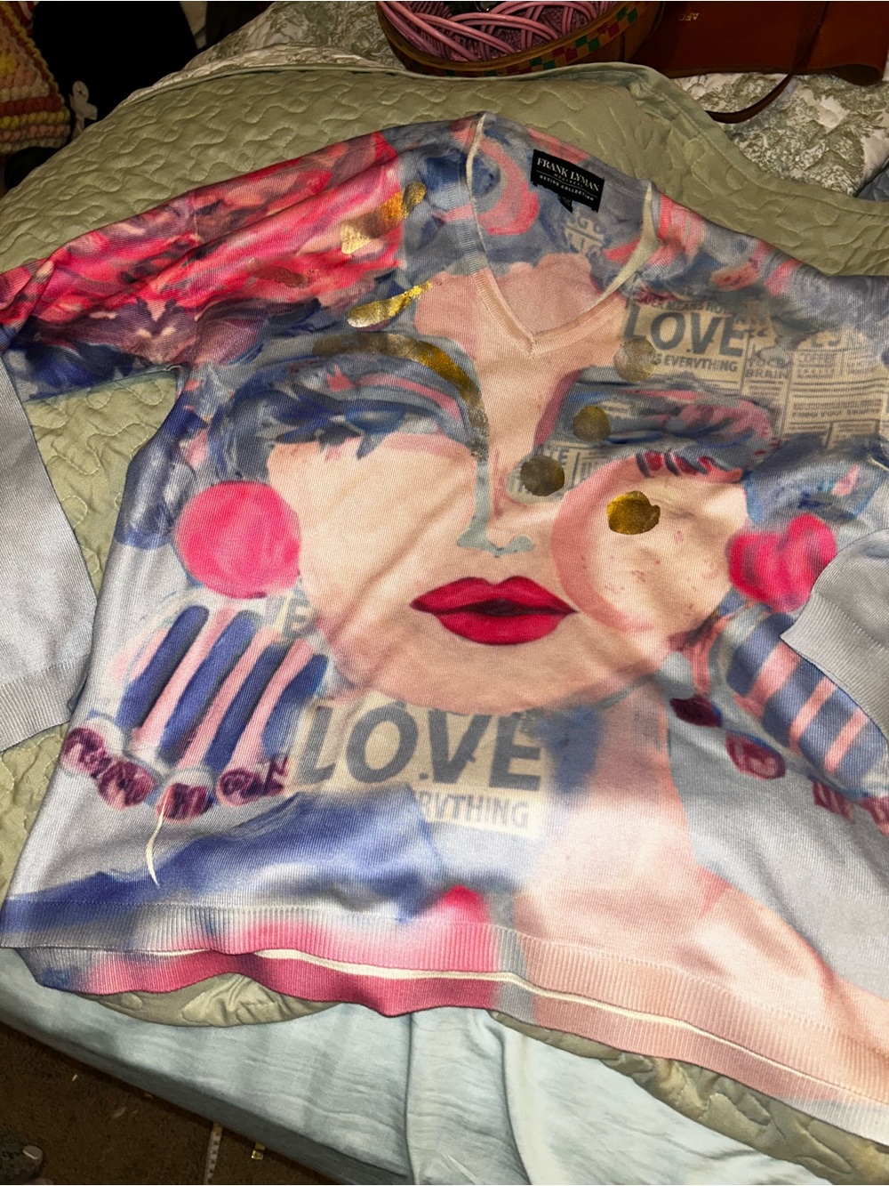 Preloved Frank Lyman Design Collection mid sleeve Top